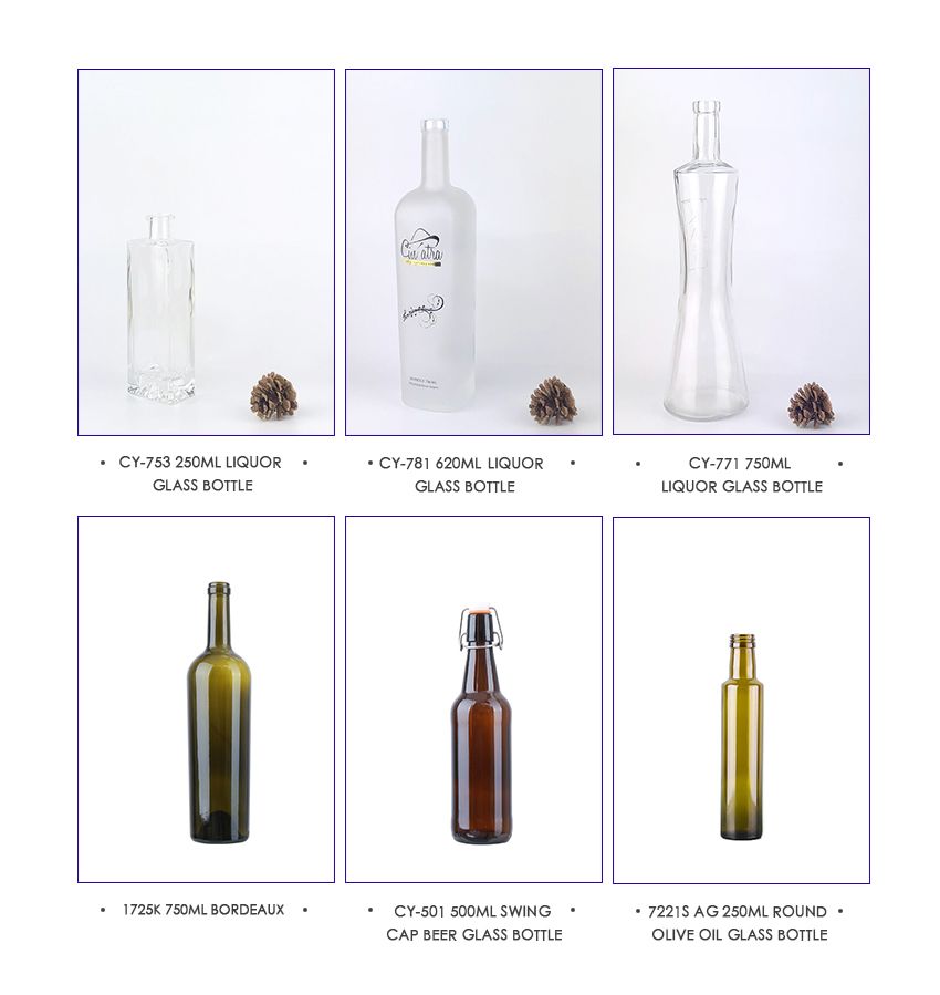 500ml Liquor Glass Bottle CY-774-Related Products