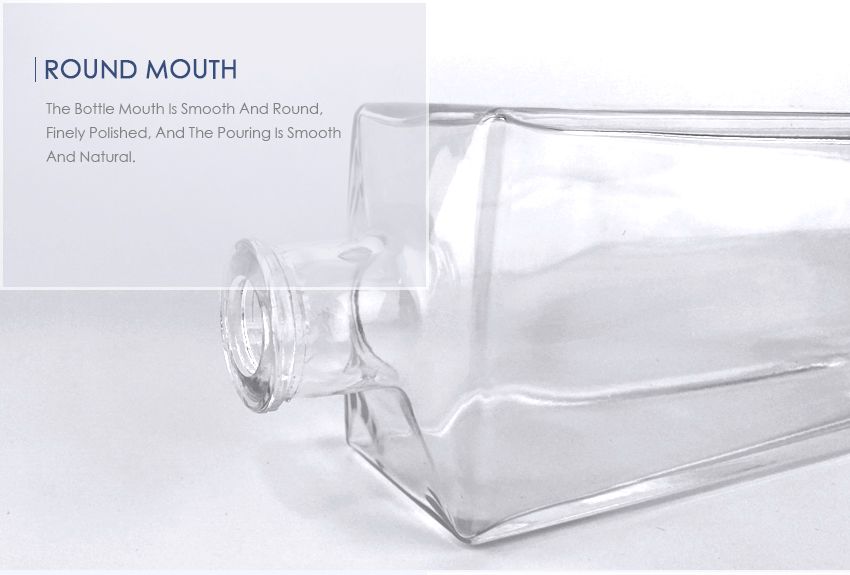 500ml Liquor Glass Bottle CY-774-Round Mouth