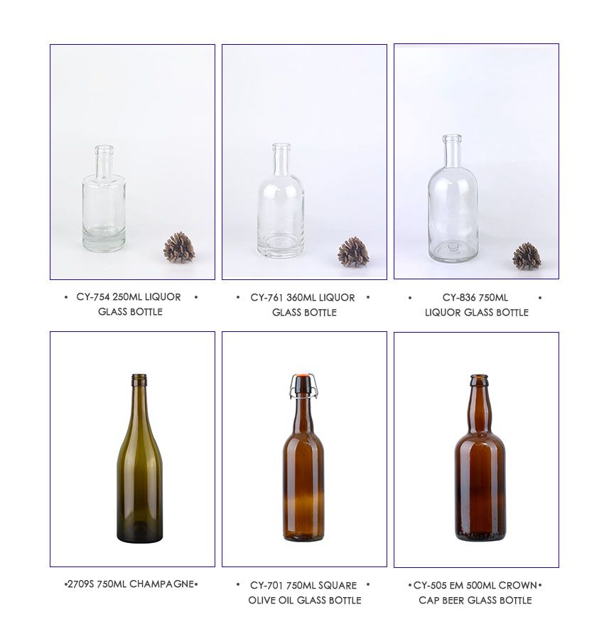 200ml Liquor Glass Bottle CY-751-Related Products