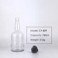750ml Liquor Glass Bottle CY-829