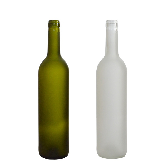 750ml Frosted Wine Bottle Manufacturer