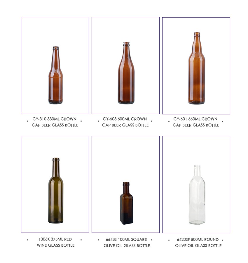 350ml Crown Cap Beer Glass Bottle CY-312 - Related Products