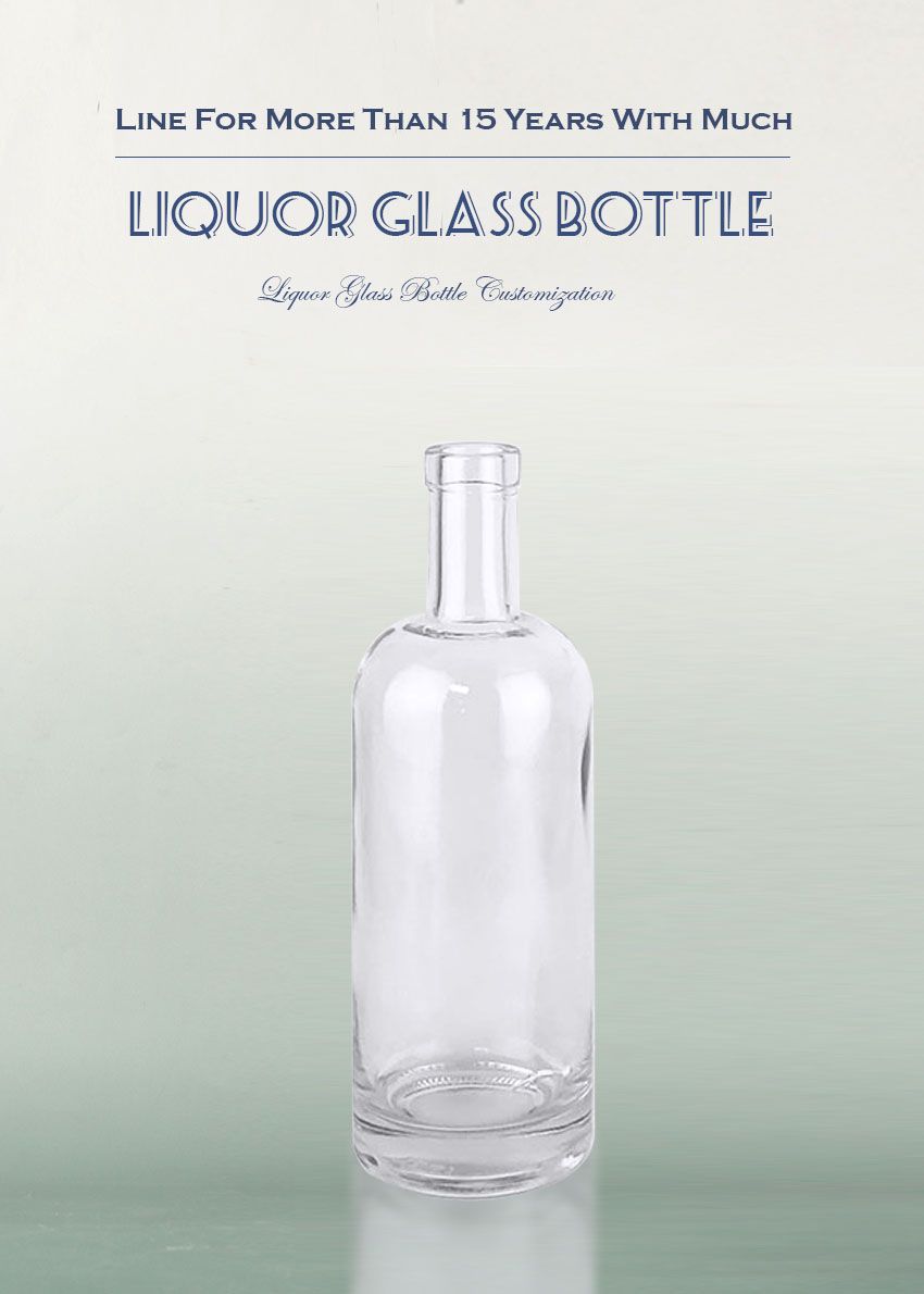 750ml Liquor Glass Bottle CY-837-4