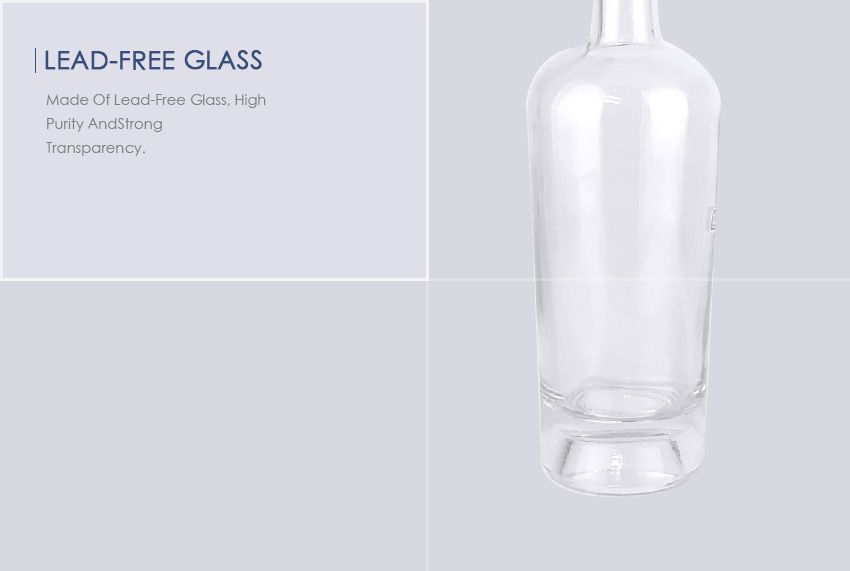 750ml Liquor Glass Bottle CY-840-Lead-Free Glass