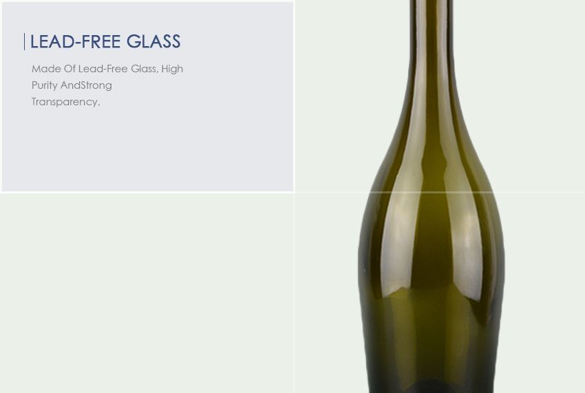 Red Wine 750ml Bottle-Lead-Free Glass