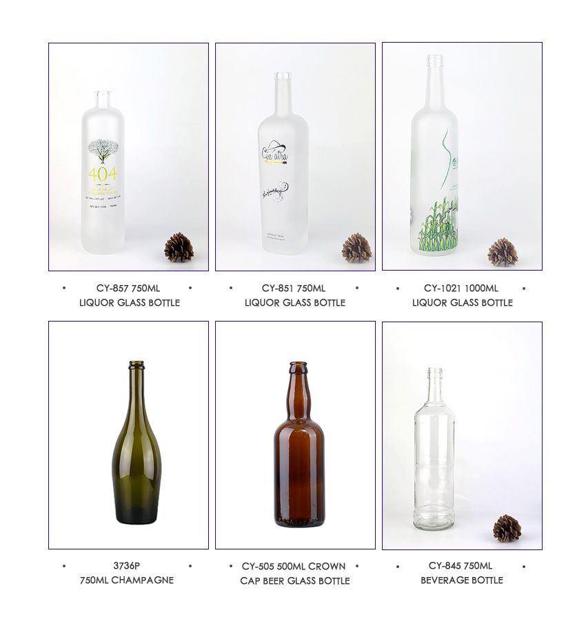 750ml Liquor Glass Bottle CY-856-Related Products