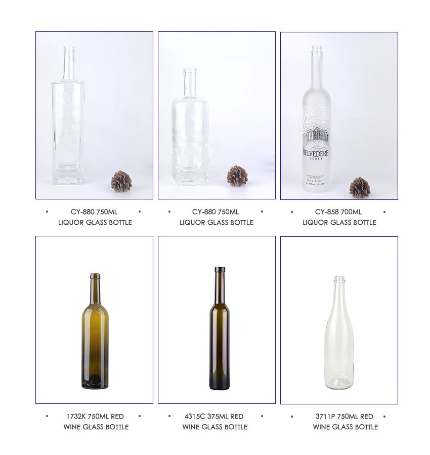 750ml Liquor Glass Bottle CY-881 - Related Products