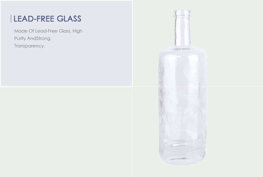 750ml Liquor Glass Bottle CY-888 - Lead-free glass