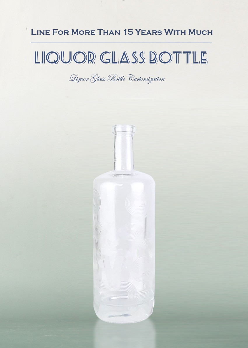 750ml Liquor Glass Bottle CY-888