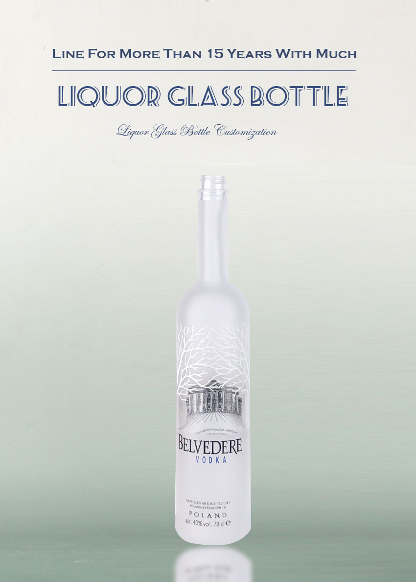 700ml Liquor Glass Bottle CY-858 