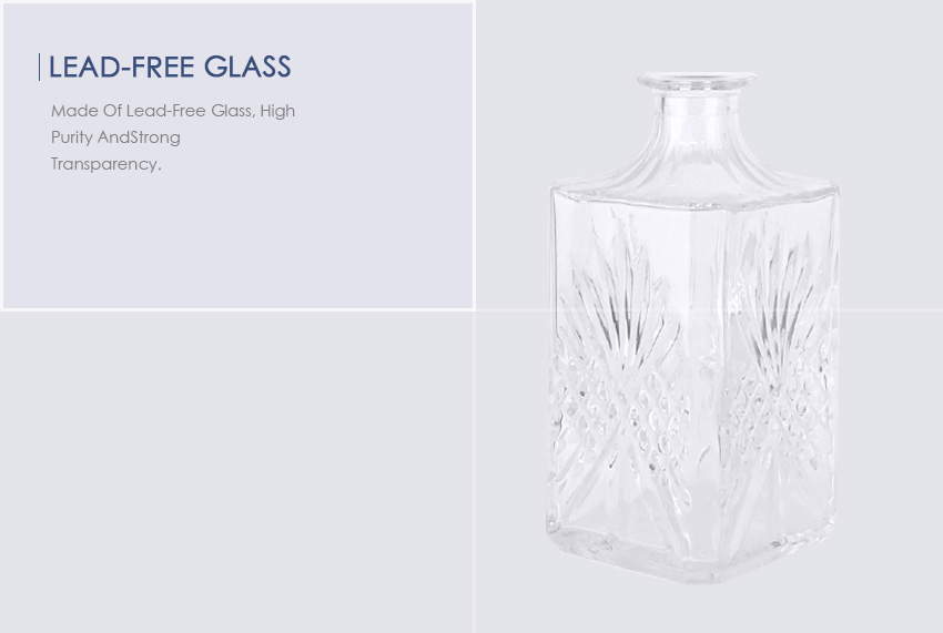 1000ml Liquor Glass Bottle CY-886-Lead-Free Glass