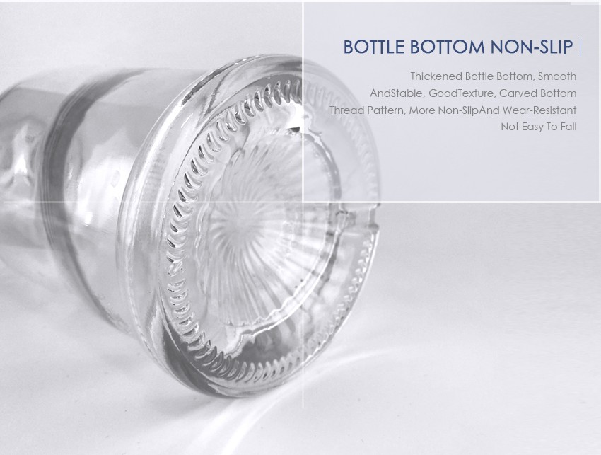 1000ml Liquor Glass Bottle CY-1023 - Bottle bottom non-slip