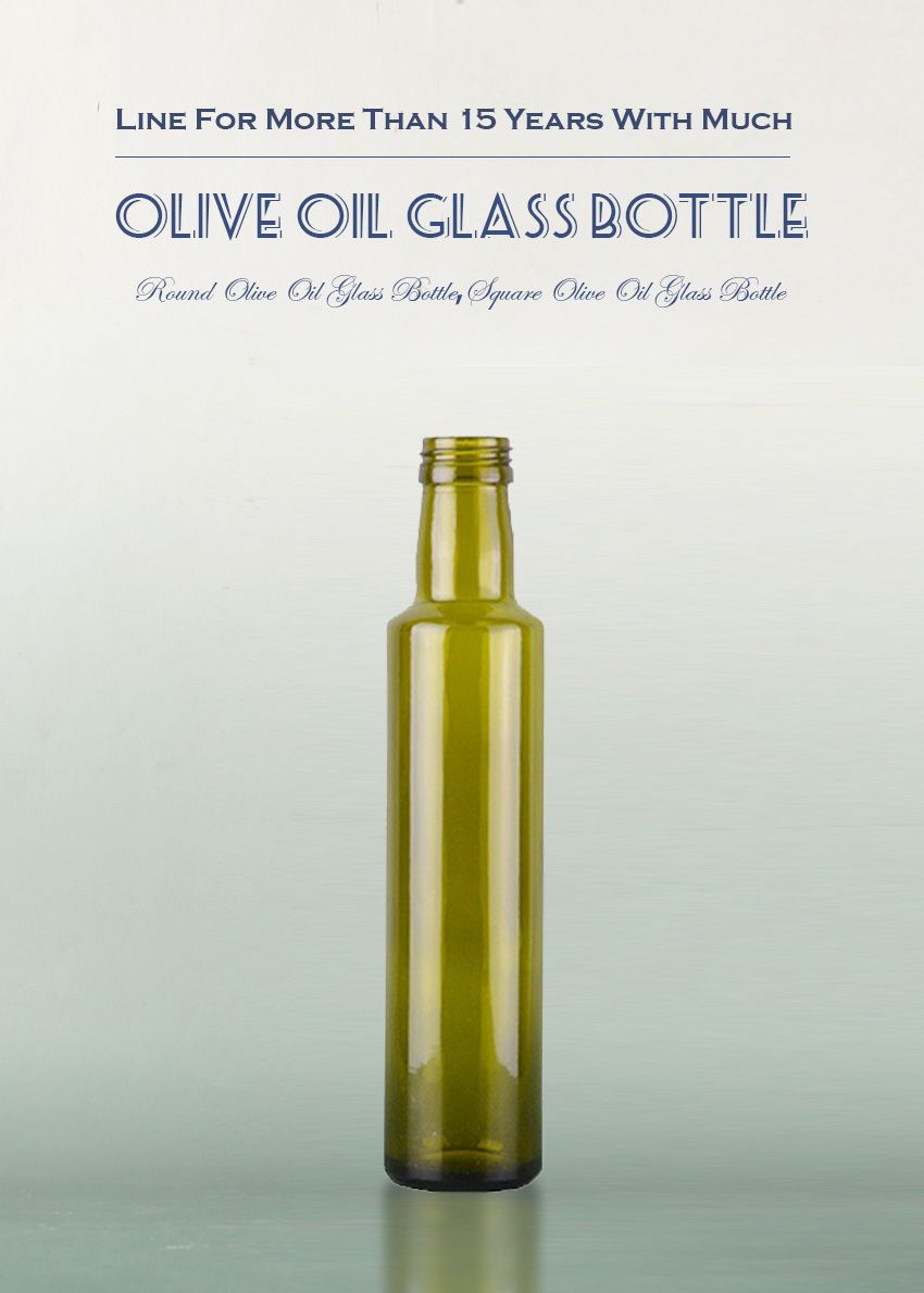 7221S Round Olive Oil Glass Bottle 250ML-22