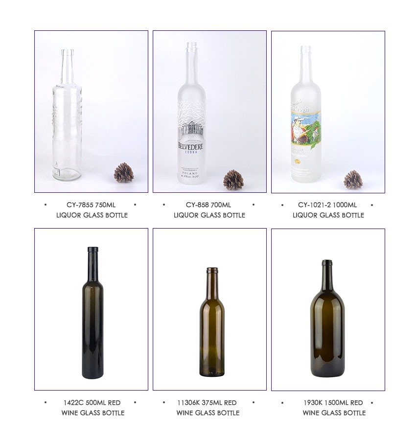 1000ml Liquor Glass Bottle CY-1020 - Related Products