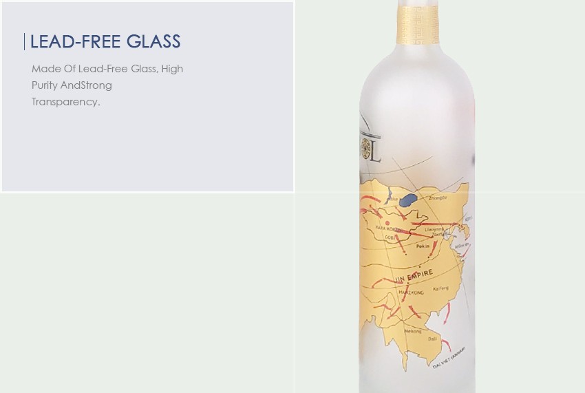 1000ml Liquor Glass Bottle CY-1020 - Lead-free glass