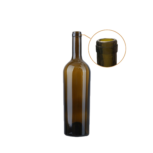 750ml Bordeaux Green Wine Bottle 1726K