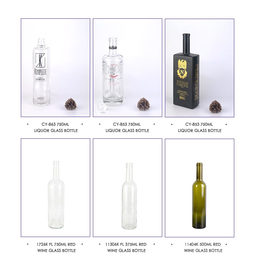 750ml Liquor Glass Bottle CY-870 - Related Products