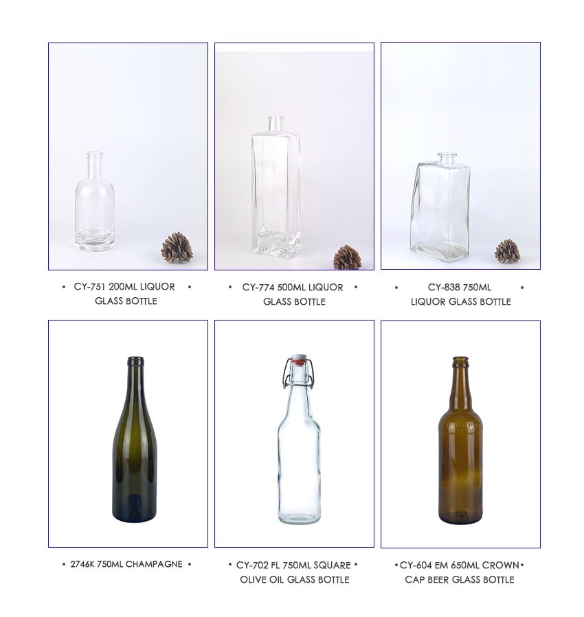 250ml Liquor Glass Bottle CY-753-Related Products