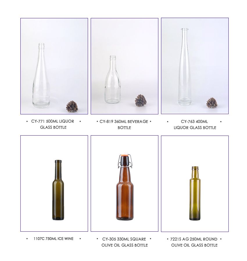 400ml Liquor Glass Bottle CY-762-Related Products