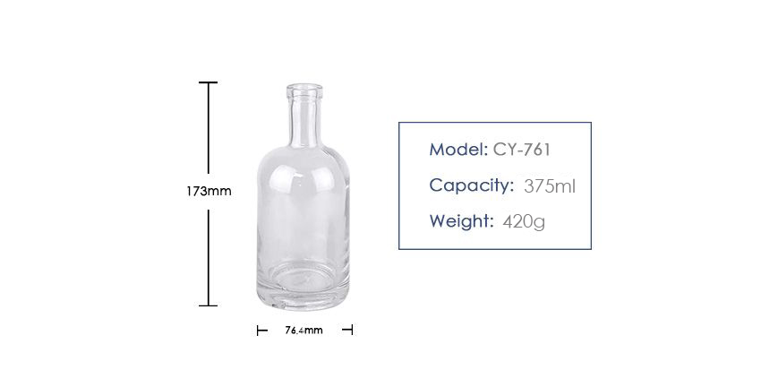 370ml-Liquor-Glass-Bottle-CY-761-Product-Parameter