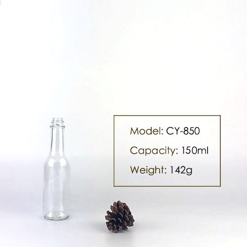 Clear 150ml Glass Bottle