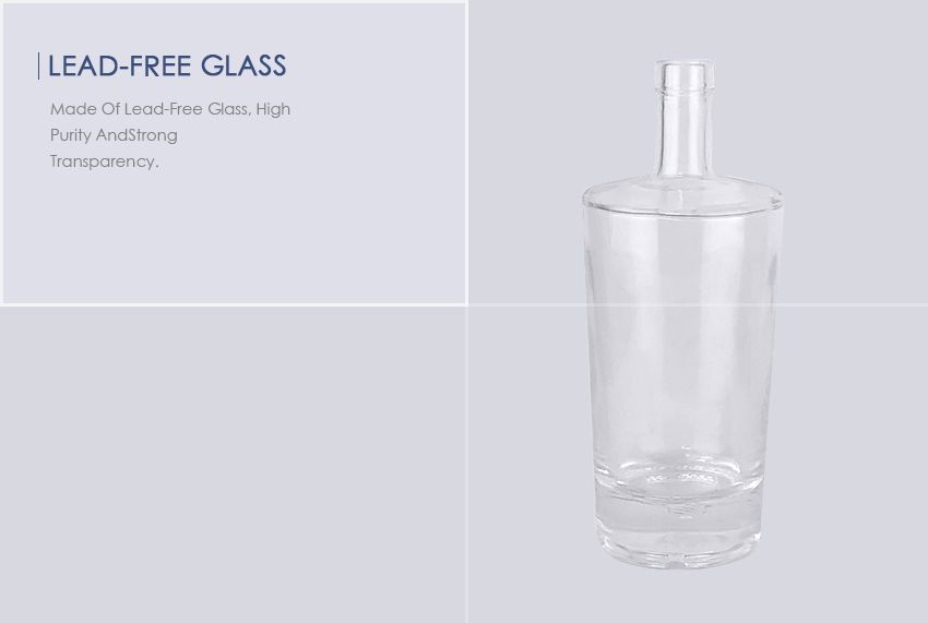 330ml Liquor Glass Bottle CY-843-Lead-Free Glass