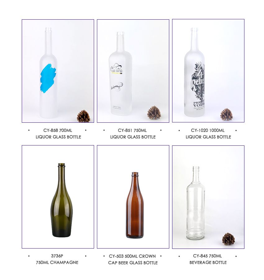 750ml Liquor Glass Bottle CY-852-Related Products