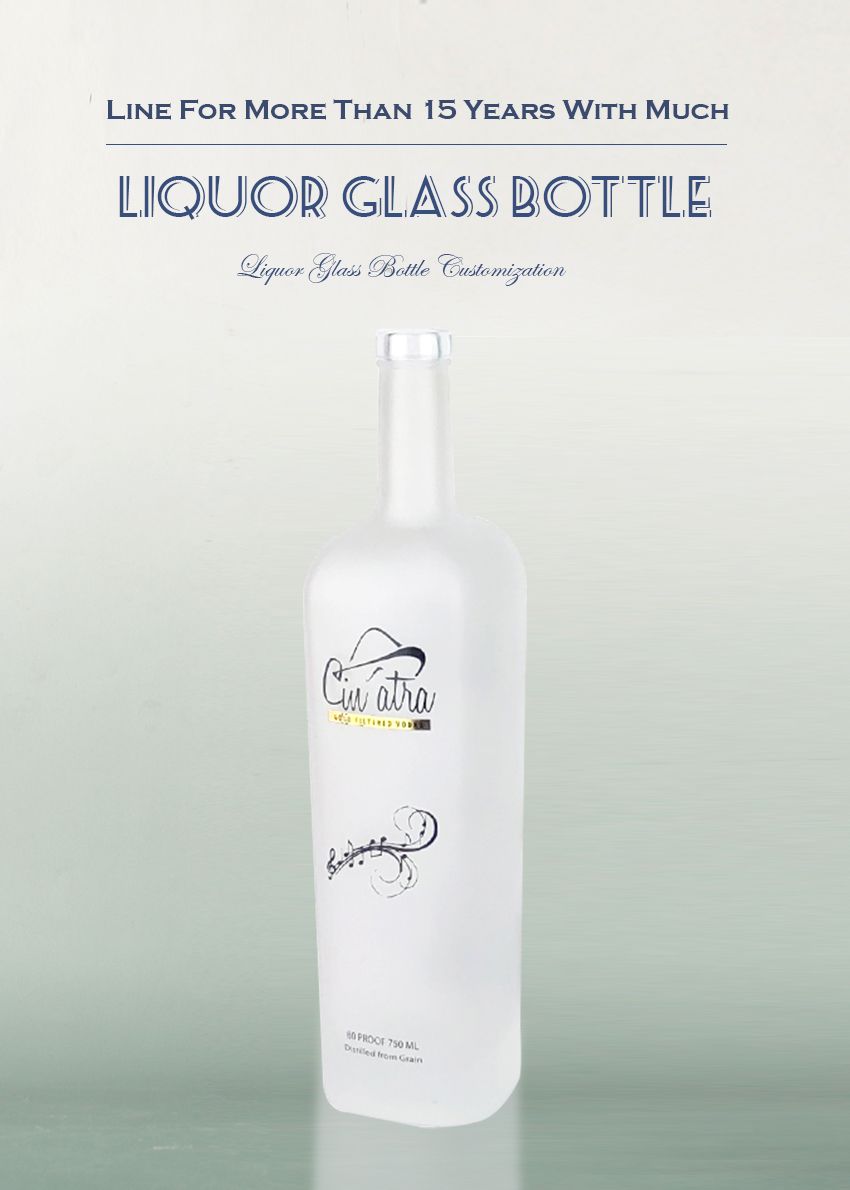 750ml Liquor Glass Bottle CY-851
