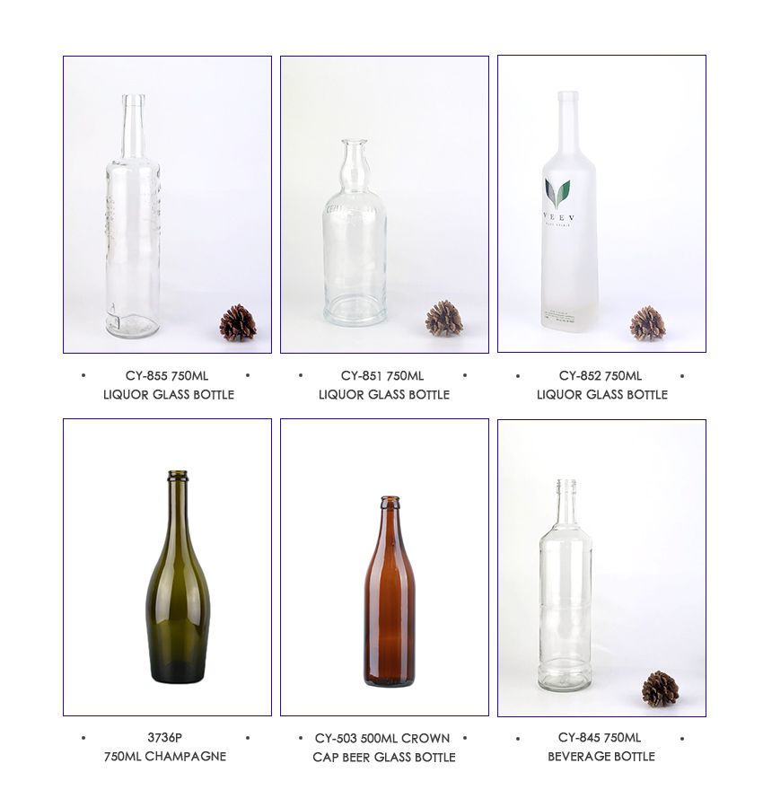750ml Liquor Glass Bottle CY-855-Related Products