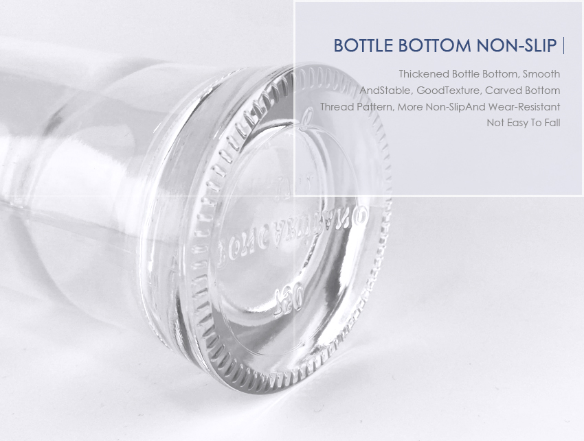 750ml Liquor Glass Bottle CY-882-Bottle Bottom Non-Slip