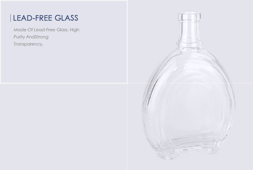 530ml Liquor Glass Bottle CY-885-Lead-Free Glass