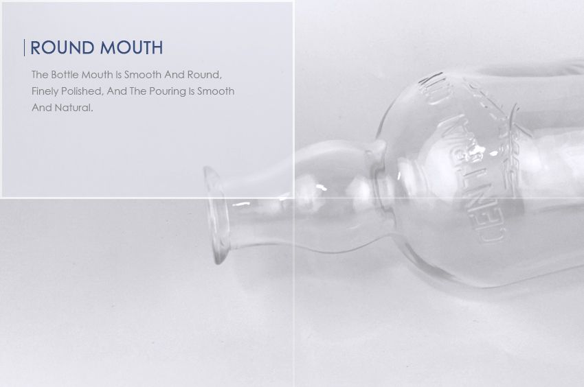 750ml Liquor Glass Bottle CY-846-Round Mouth