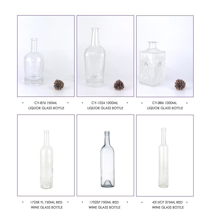 1000ml Liquor Glass Bottle CY-1023 - Related Products