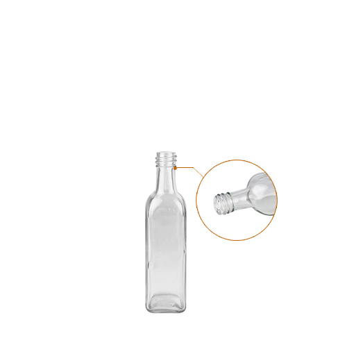 60ML Square Olive Oil Glass Bottle 6649S