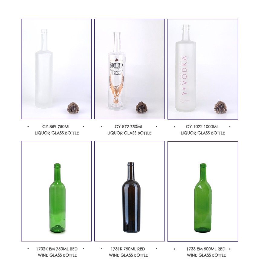 750ml Liquor Glass Bottle CY-865 - Related Products