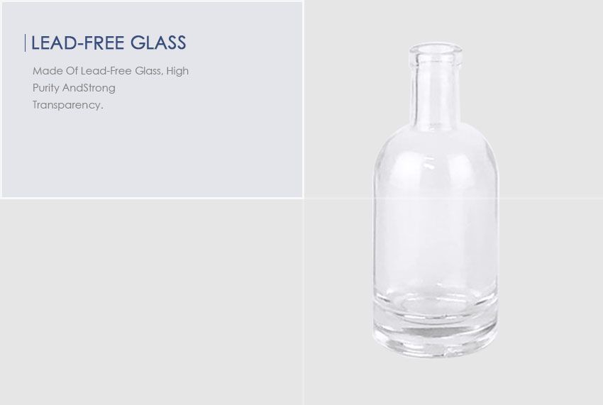 200ml Liquor Glass Bottle CY-751-Lead-Free Glass