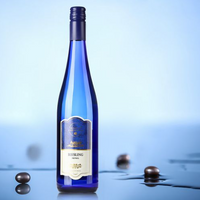 750ml Blue Wine Bottle