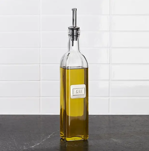 Glass Oil Bottles with Lid Wholesale
