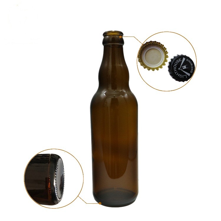 350ml Crown Cap Beer Glass Bottle CY-312