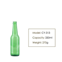 Wholesale Cheap Green Beer Bottle