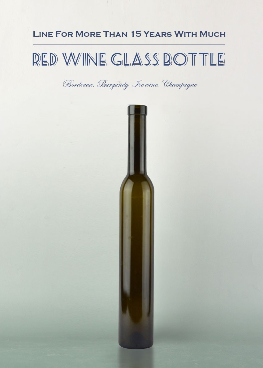 375ml Ice Wine Red Wine Glass Bottle 4314C-1