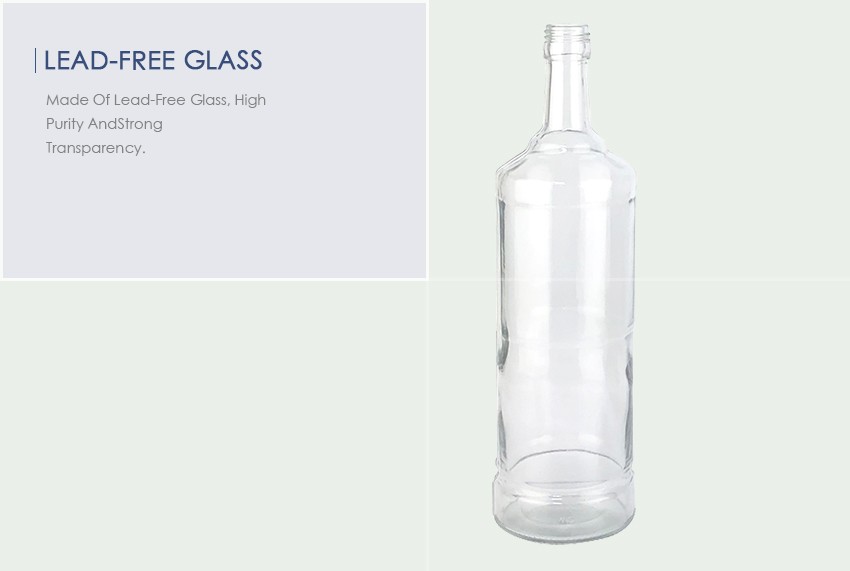 1000ml Liquor Glass Bottle CY-1026 - Lead-free glass