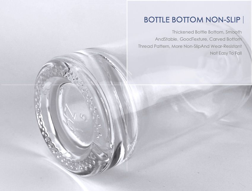 330ml Liquor Glass Bottle CY-843-Bottle Bottom Non-Slip