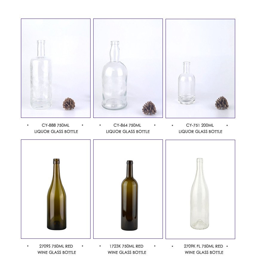 750ml Liquor Glass Bottle CY-876 - Related Products