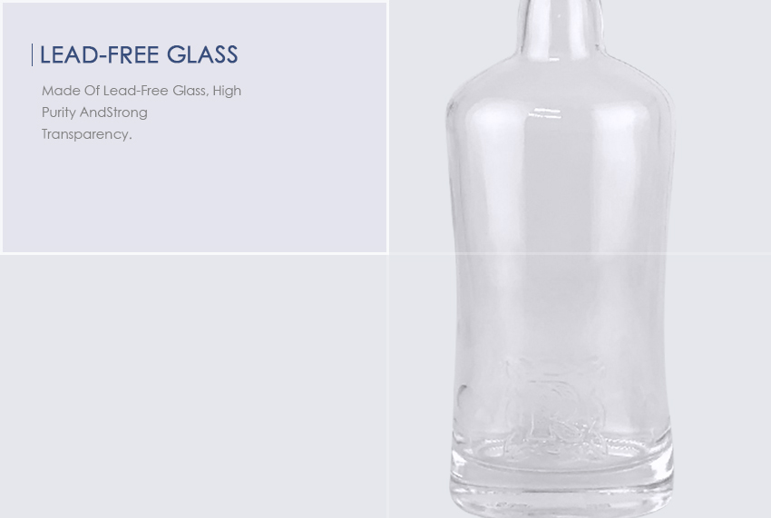 750ml Liquor Glass Bottle CY-867-Lead-Free Glass