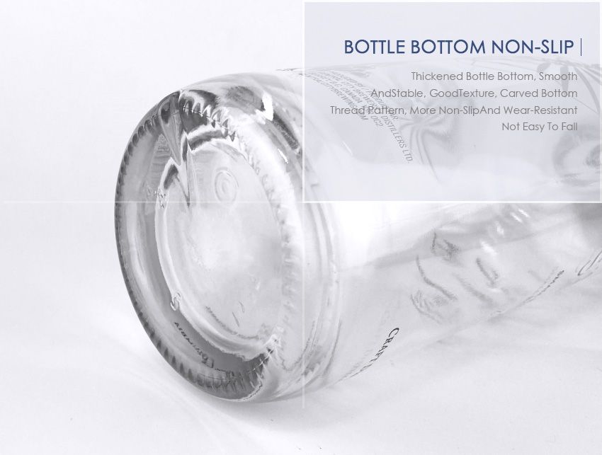750ml Liquor Glass Bottle CY-853-Bottle Bottom Non-Slip