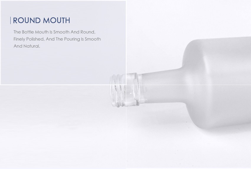1000ml Liquor Glass Bottle CY-1022 - Round mouth