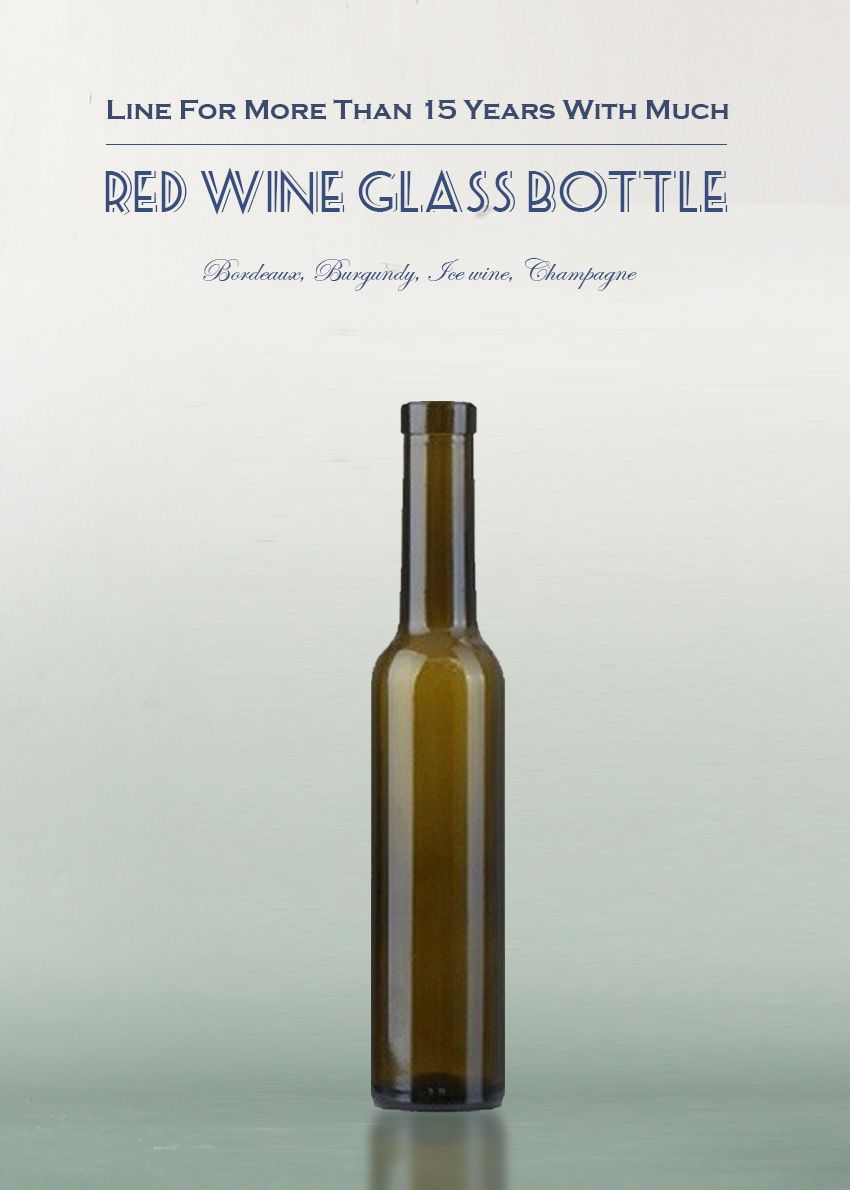 200ml Bordeaux Red Wine Glass Bottle 1107C-4