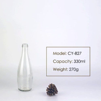 Mini Sparkling Water Glass Bottles