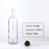 Glass Bottle for Vodka 1l